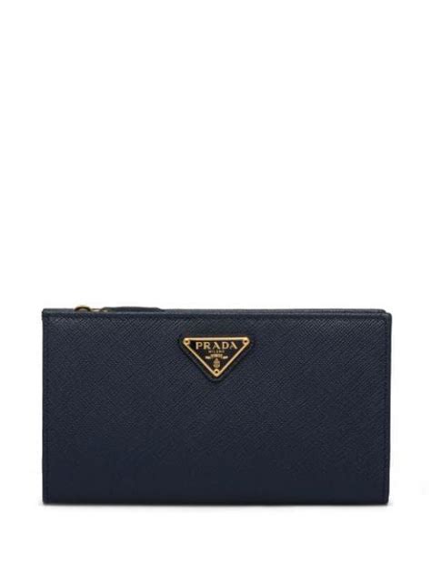 prada saffiano logo plaque wallet|prada saffiano wallet sale.